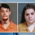 James Shirah and Savahna Collier mugshot - bride and groom